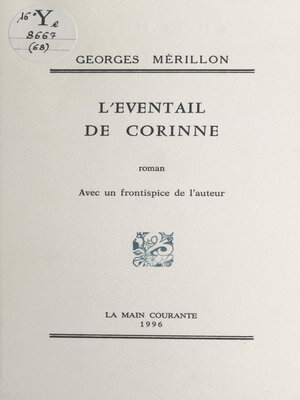 cover image of L'éventail de Corinne